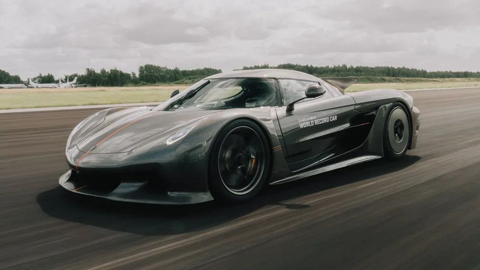 Koenigsegg Jesko Absolut Örebro test pisti