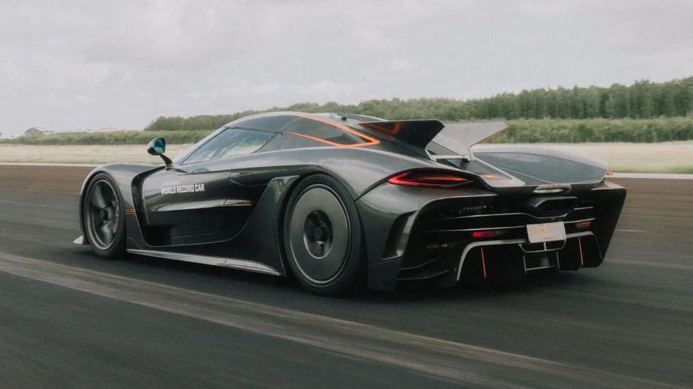 Koenigsegg Jesko Absolut Örebro test pisti