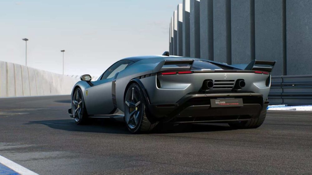 Ferrari 849 Testarossa arka çift kuyruklu tasarım