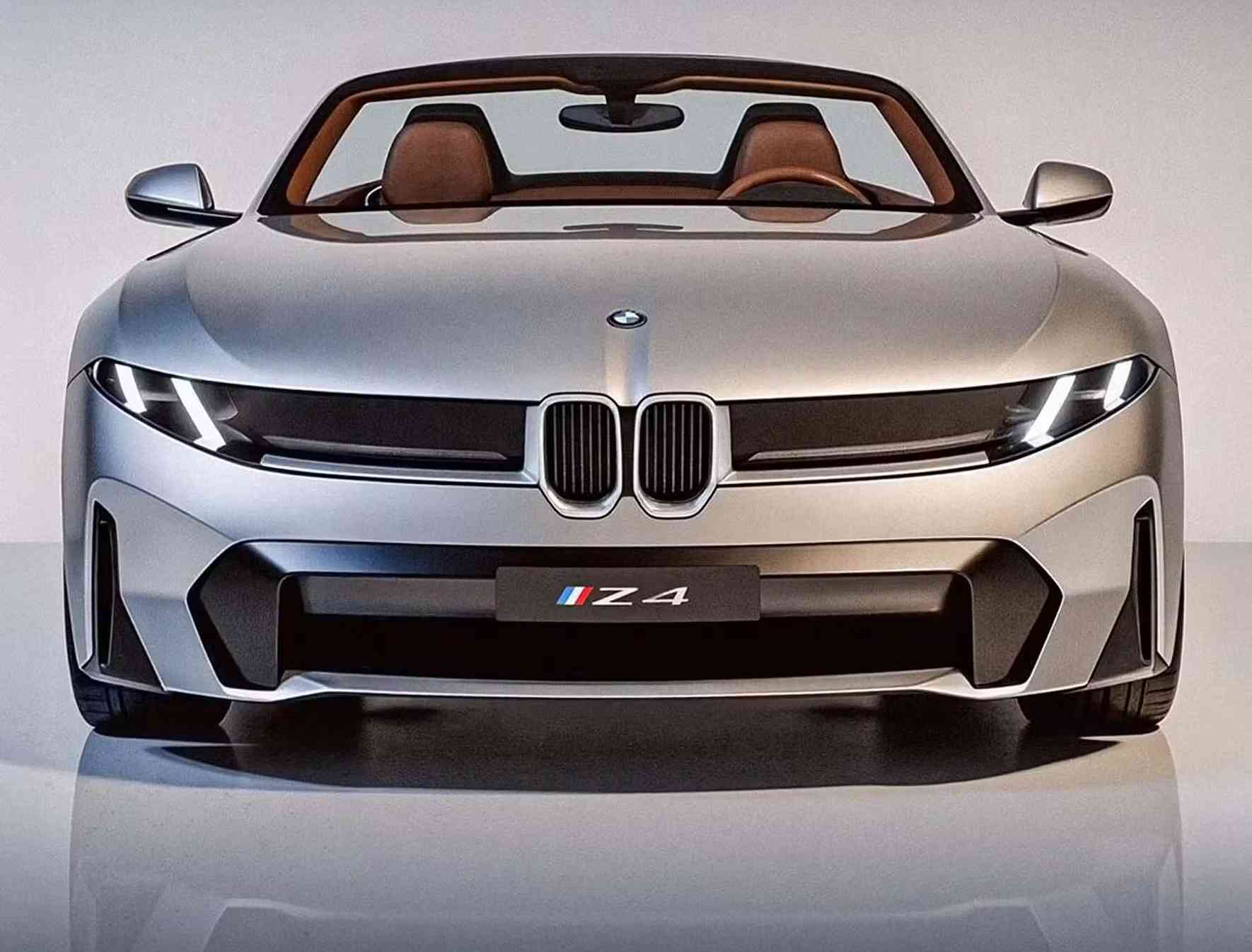 BMW Z4 Roadster elektrikli konsept tasarımı ön görünüm
