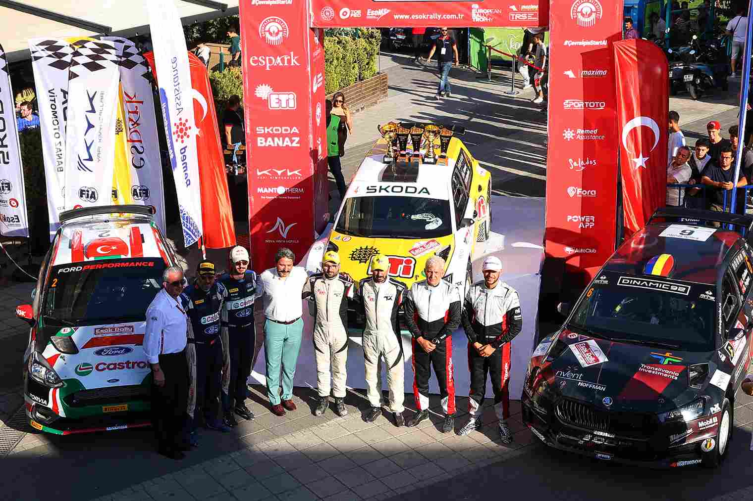 Odunpazarı ESOK Rally Eskişehir finiş seremonisi