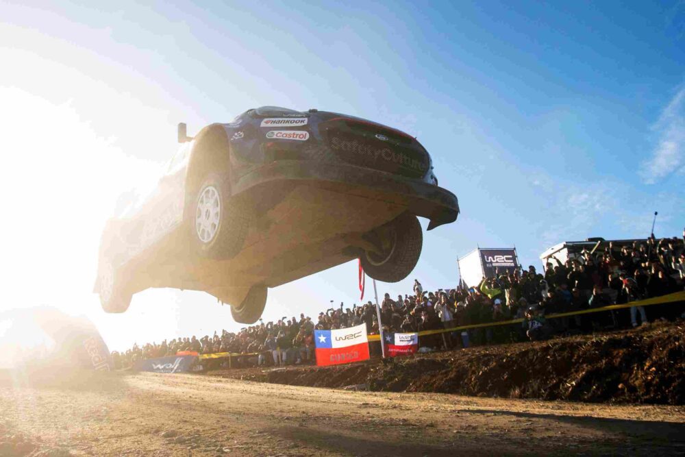 WRC Şili Rallisi seyirci ve etap genel görünümü