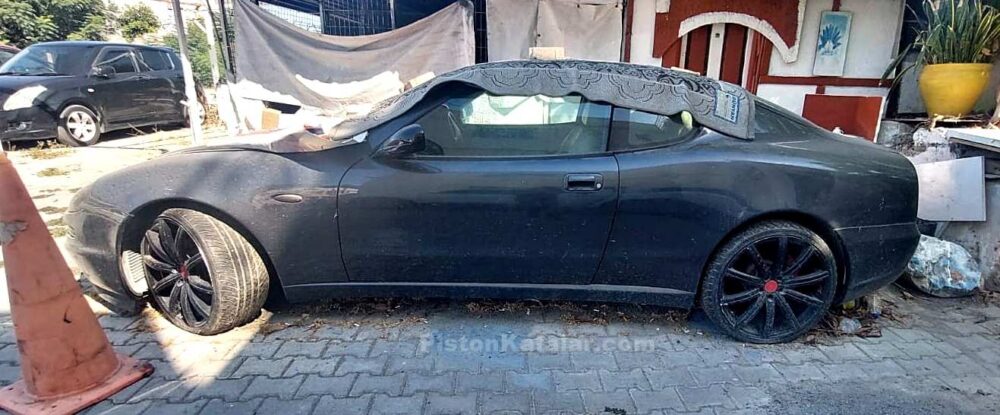 Maserati 3200 GT ön tampon ve jant detayı