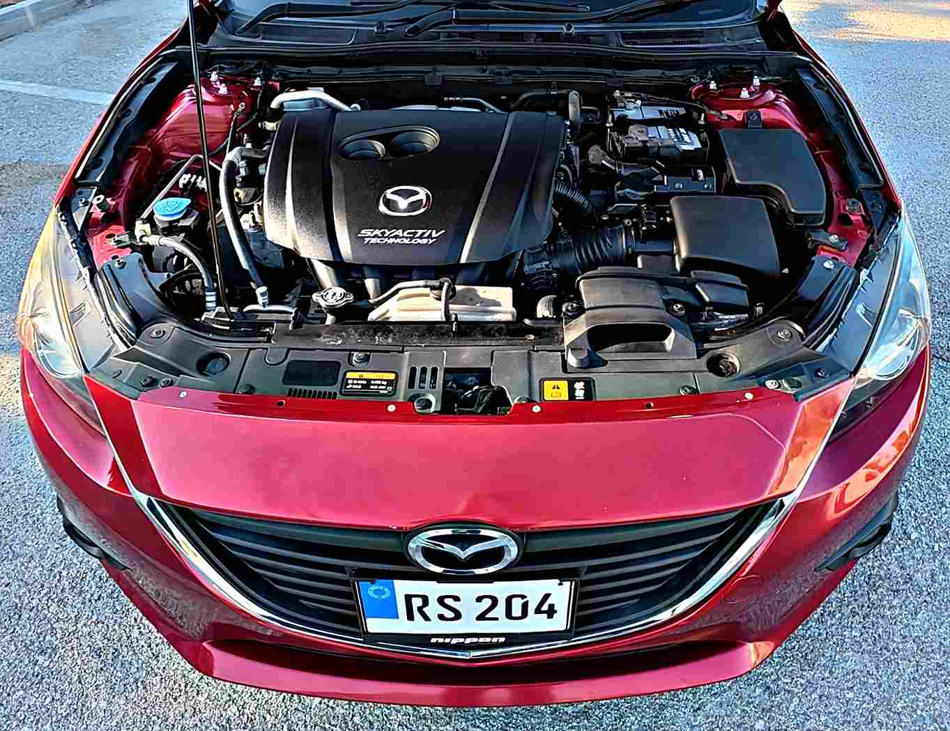 Mazda 3 test sürüşü motor görünüm