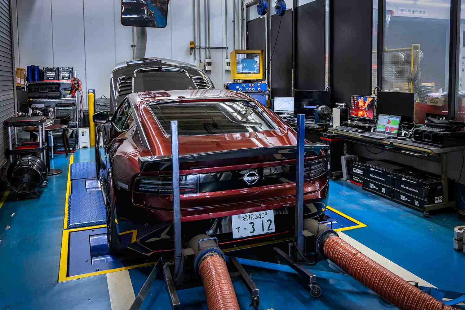 Nissan Fairlady Z RZ34 ECU tuning ile 500 beygir