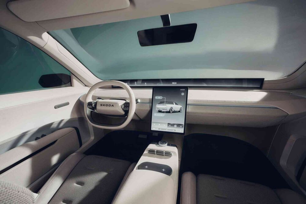 Škoda Vision O iç mekân ve minimalist tasarım