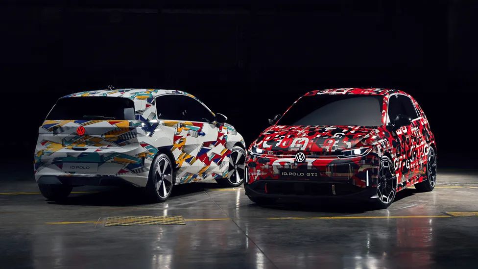 Volkswagen ID. Polo GTI elektrikli sportif versiyon ön ve arka tasarım