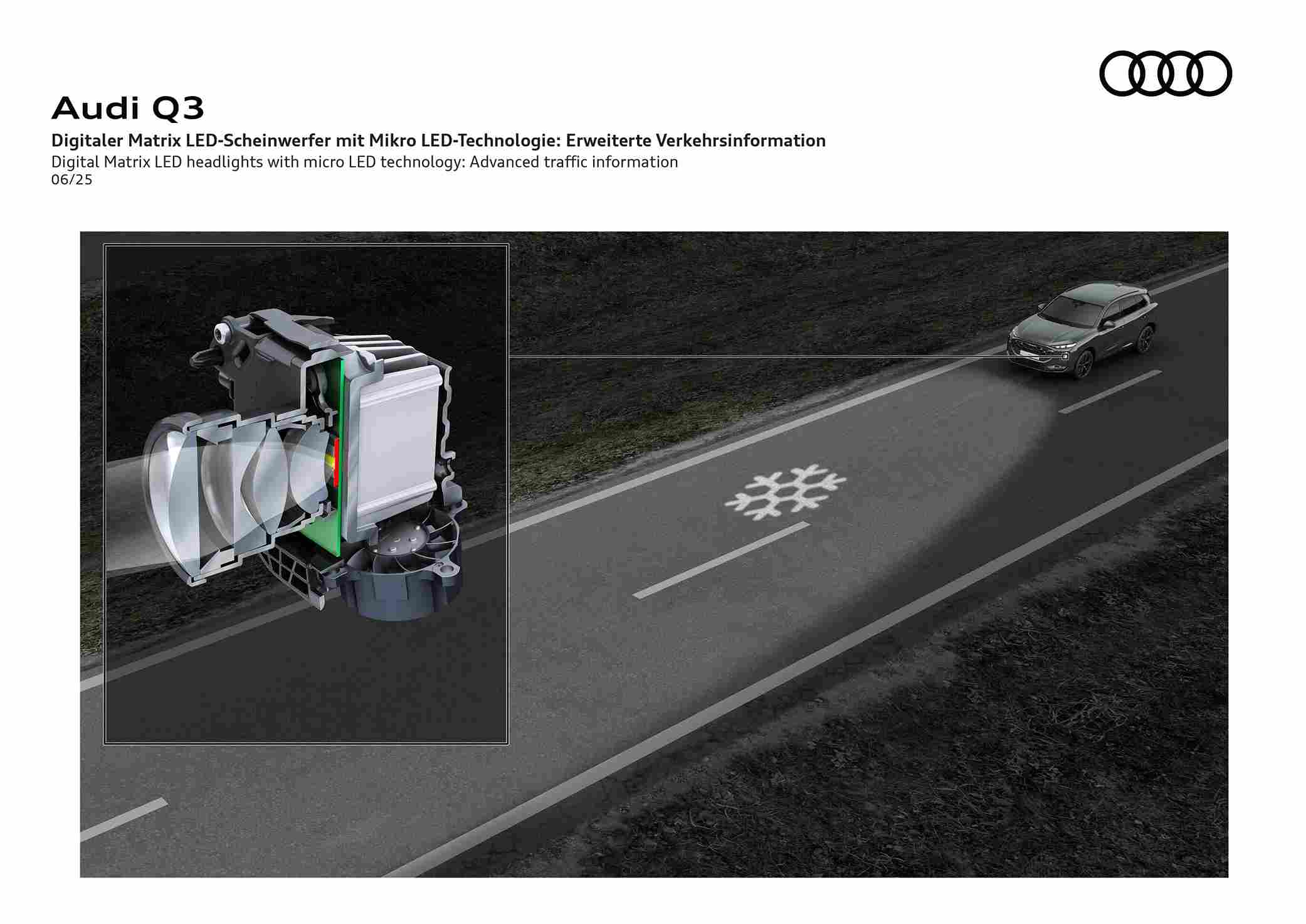 Audi dijital aydınlatma güvenliği