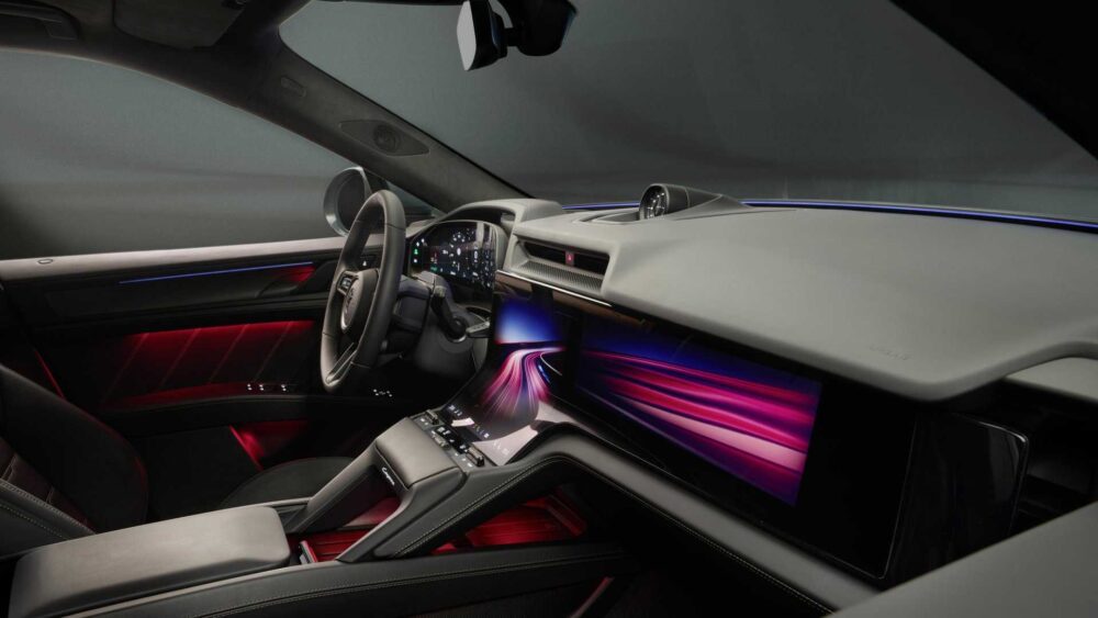 Flow Display Porsche dijital ekran konsepti