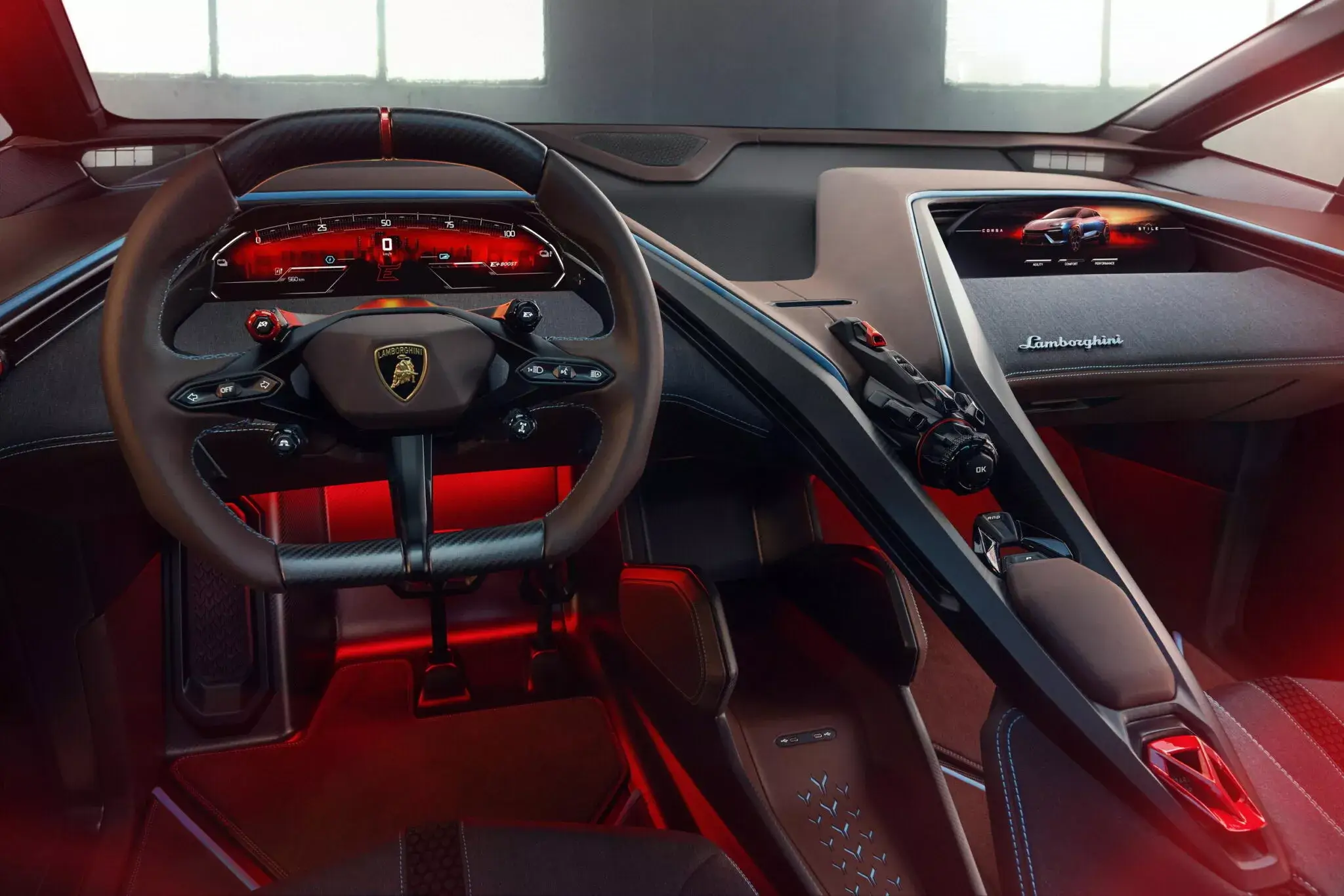Lamborghini Lanzador konsepti – geleceğin elektrikli GT modeli