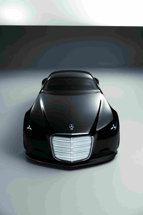 Mercedes-Benz Vision Iconic konsepti – Solar boya, nöromorfik işlemci ve Art Deco iç tasarım ile geleceği temsil ediyor.