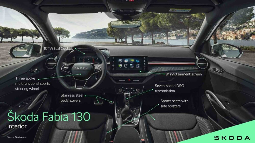 Fabia 130 iç tasarım detayları