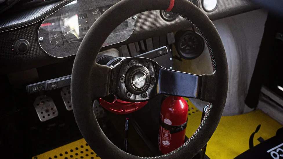 custom fiat 126b racing-inspired build in poland workshop