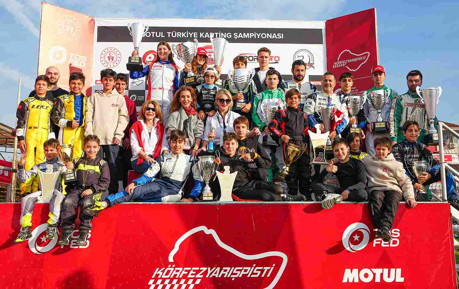 MOTUL 2025 Türkiye Karting Şampiyonası Körfez Pisti, Borusan Otomotiv Motorsport karting, Ayşe Çebi, Zayn Sofuoğlu, karting yarış sonuçları