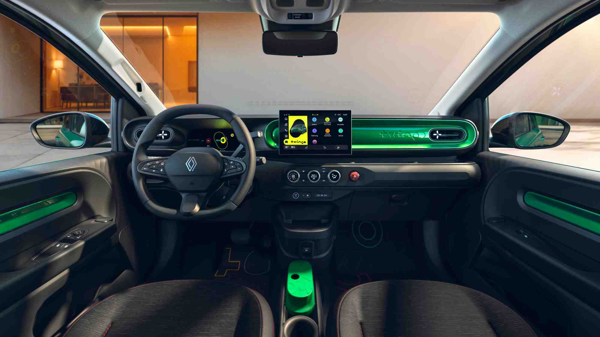 Renault Twingo E-Tech electric iç mekân Google OpenR Link
