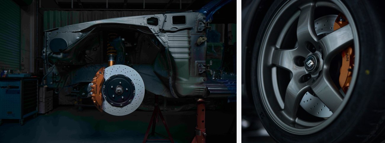 Nissan’ın elektrikli GT-R R32 araştırma projesi fren sistemi ve yürüyen aksam