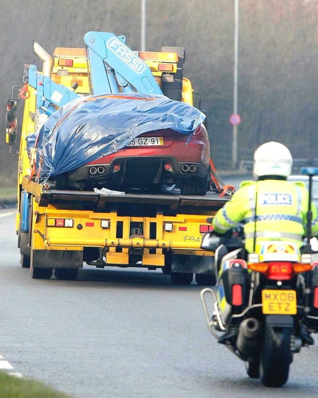 Cristiano Ronaldo Ferrari kazası 2009