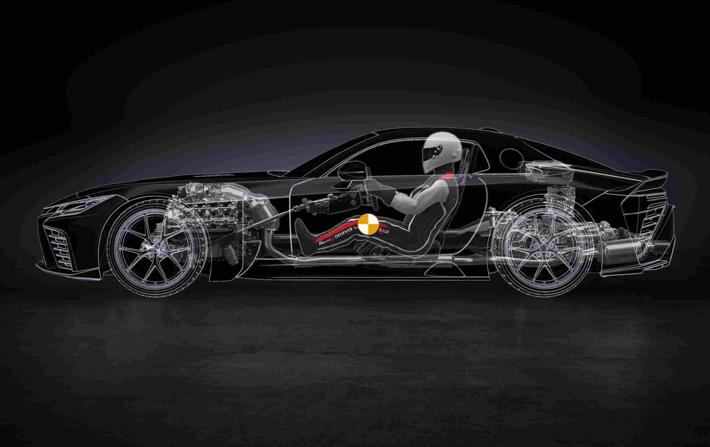 Toyota GR GT ve GT3 şase ve motor detay