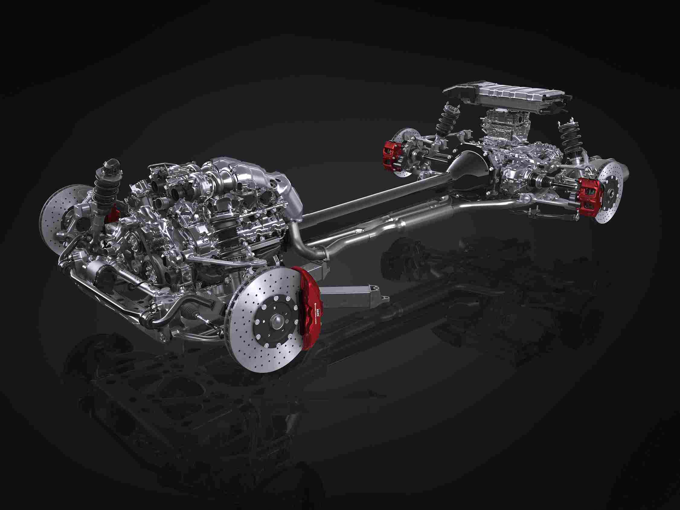 Toyota GR GT ve GT3 şase ve motor detay