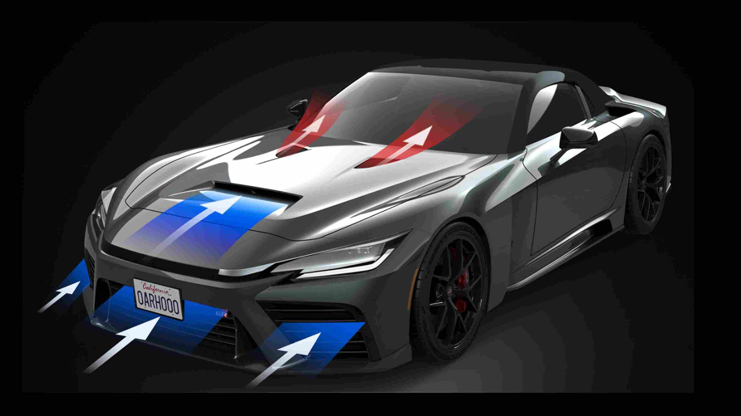 Toyota GR GT hava giriş ve çıkış görsel