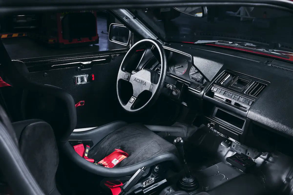 Acura Integra 40 Racer özel yarış otomobili içi