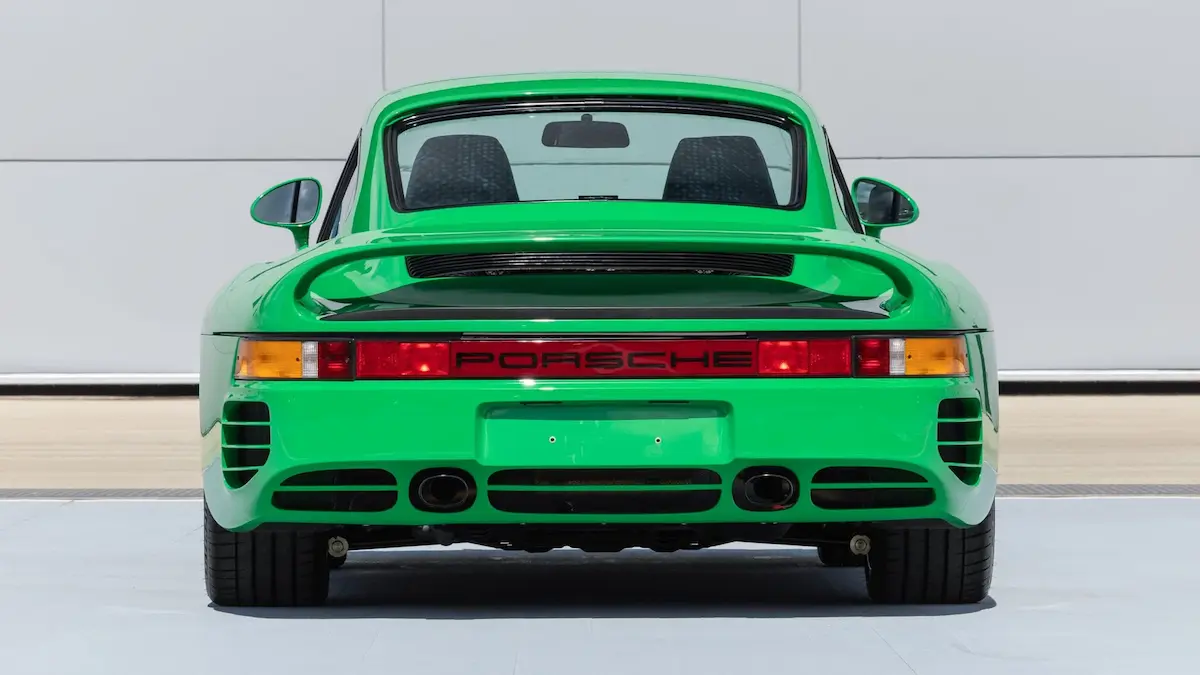 Porsche 959 SC arka tasarım