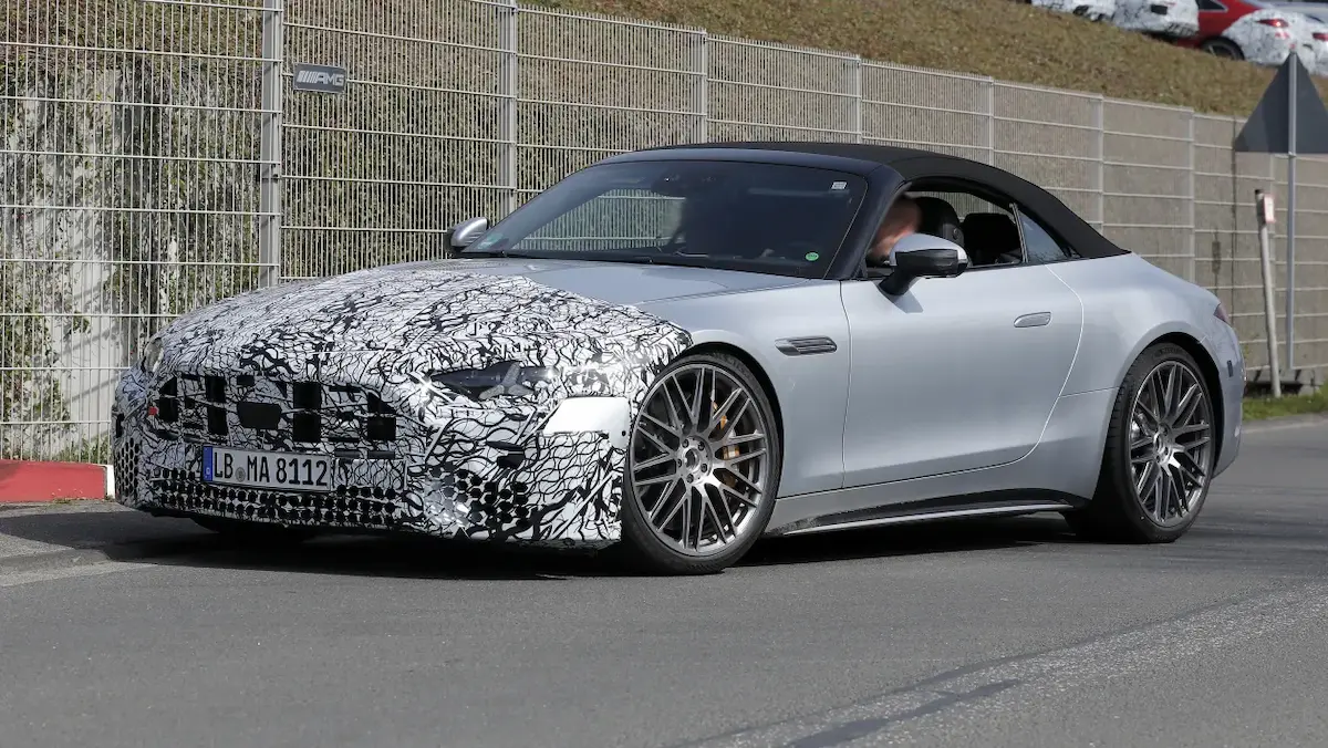 2026 facelift mercedes sl ön tasarım