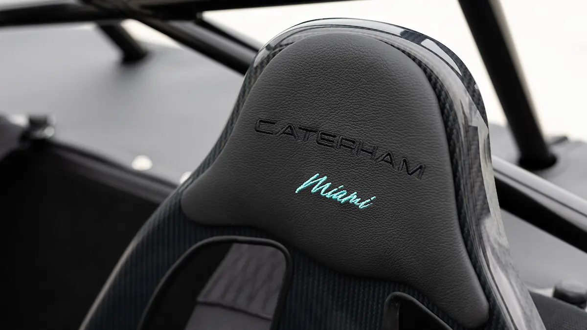 Caterham Seven Miami Special Edition koltuk