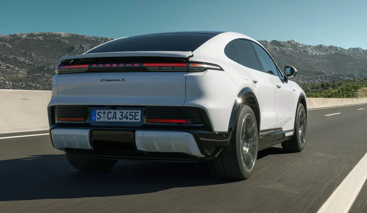 Porsche Cayenne Coupé Electric arka tasarım