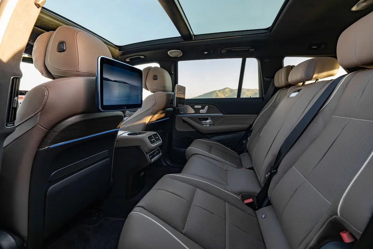 GLS arka koltuk konfor paketi ve masaj özellikleri