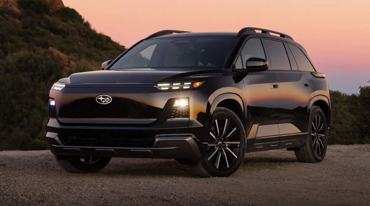 2027 Subaru Getaway elektrikli SUV modelinin 7 kişilik iç hacim ve dış tasarım detayları