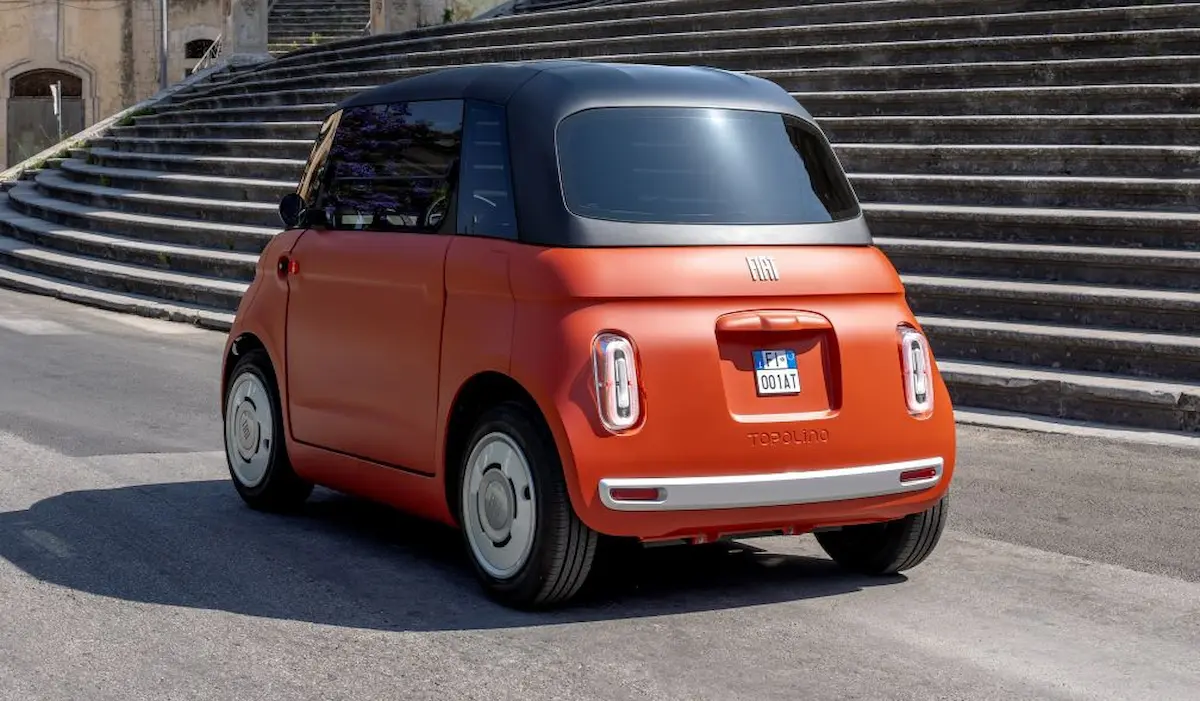 Yeni Fiat Topolino arka tasarım