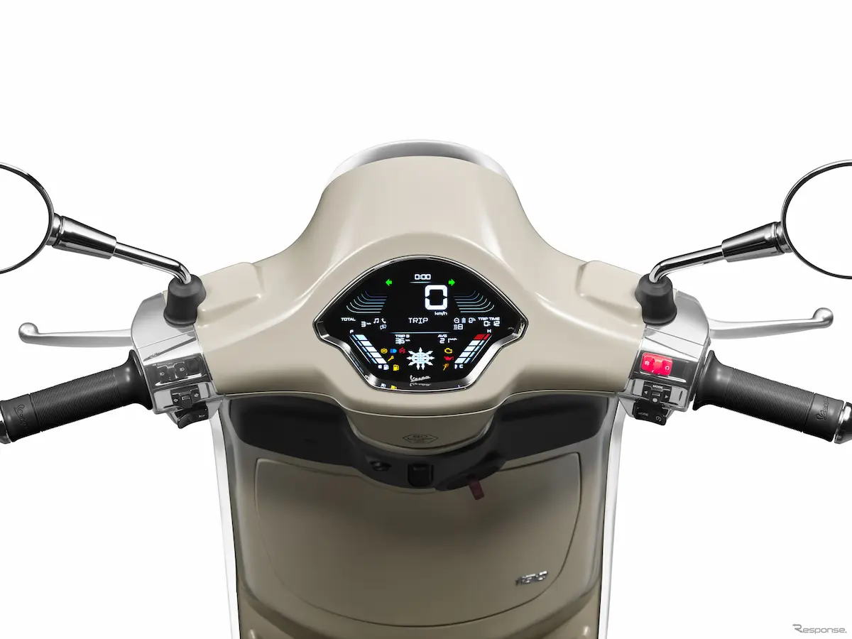 Vespa Primavera dijital gösterge